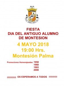 cartel Fiesta Antiguo Alumno